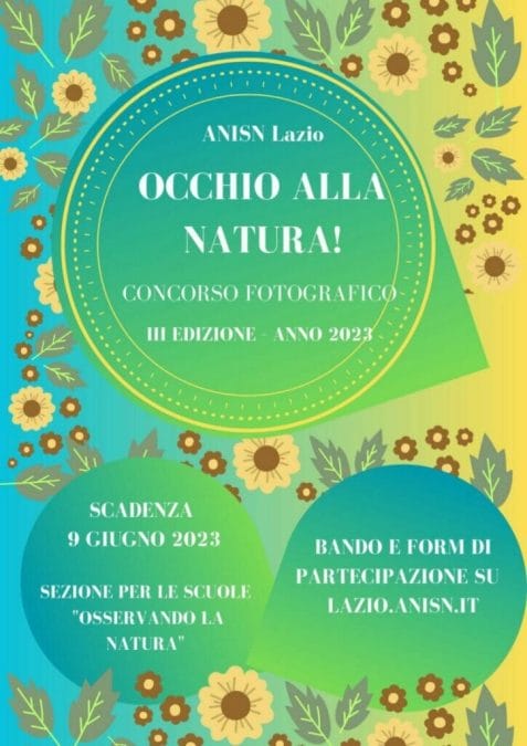 Concorso Fotografico “Occhio alla Natura!” di Anisn Lazio – III Edizione